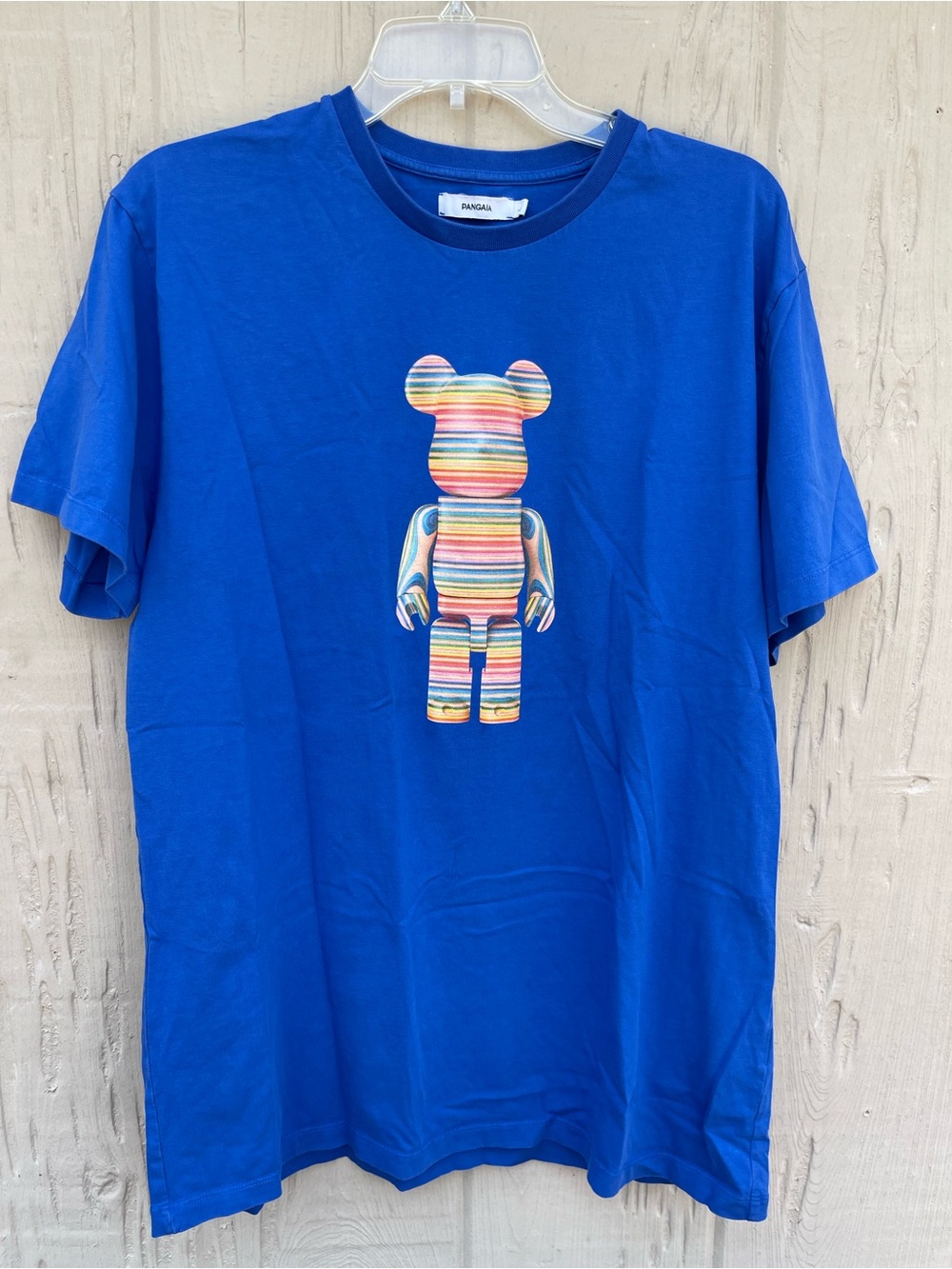 PANGAIA Royal Blue Bear Graphic Tee